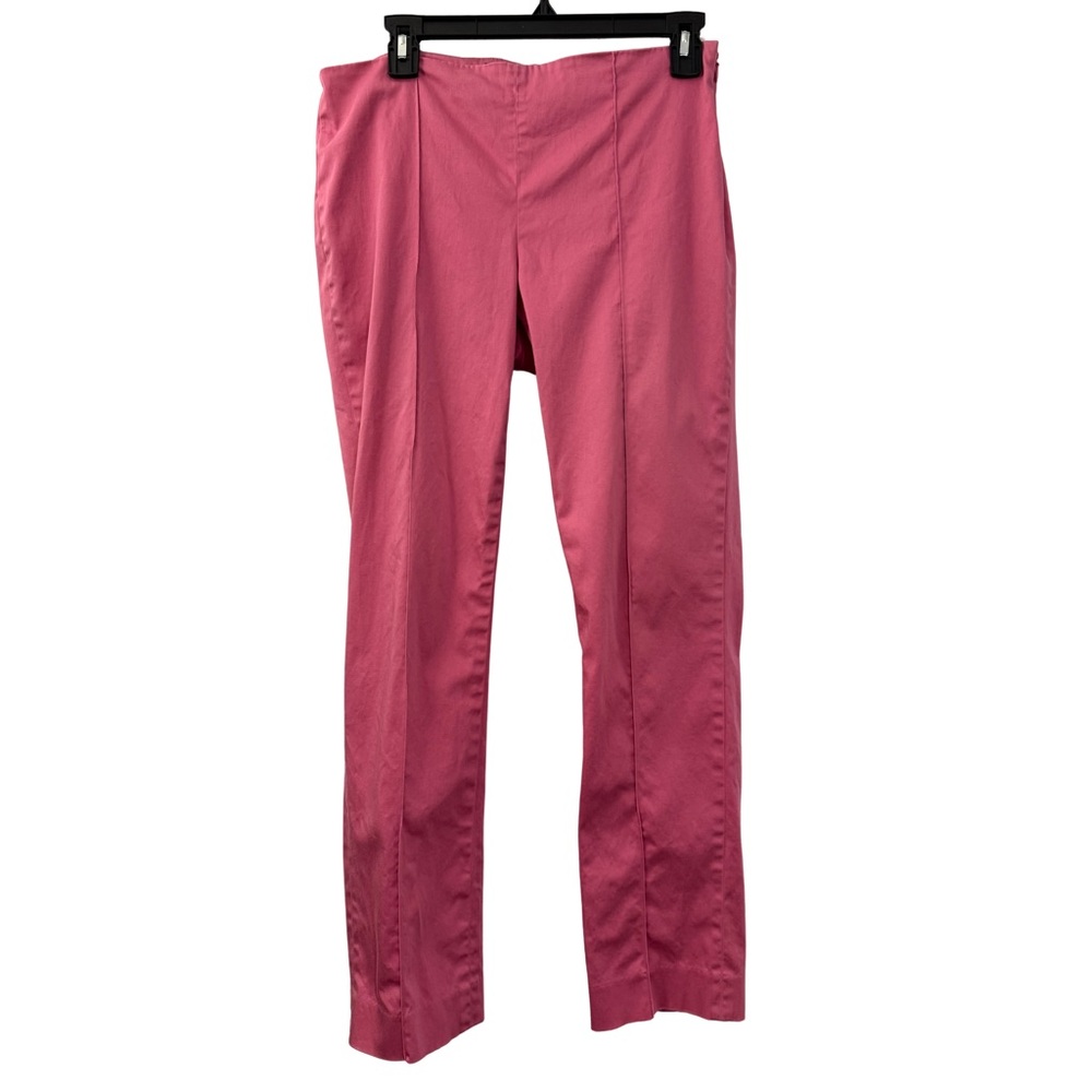 Lauren Ralph Lauren Pink Cotton Blend Straight Leg Pants, Women’s Size 6, Preppy